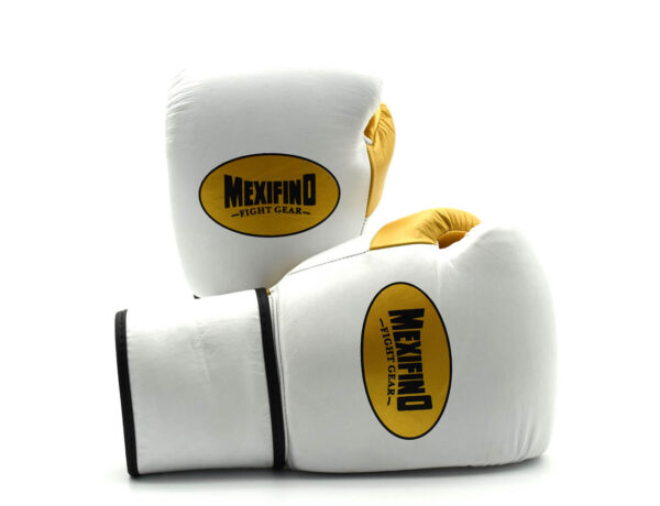White & Gold Gloves